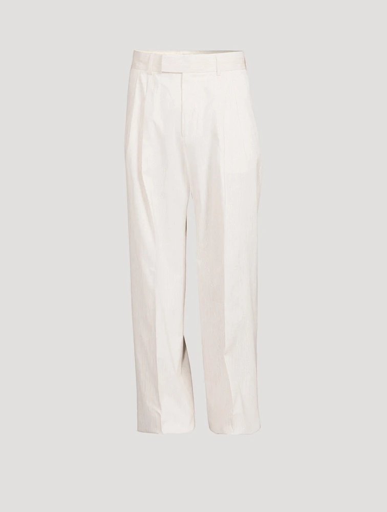 Stretch Nylon-Blend Pants