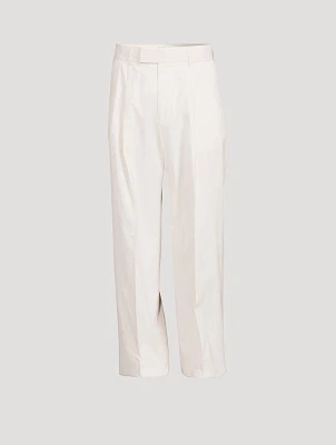 Stretch Nylon-Blend Pants