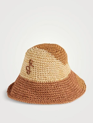 Straw Bucket Hat