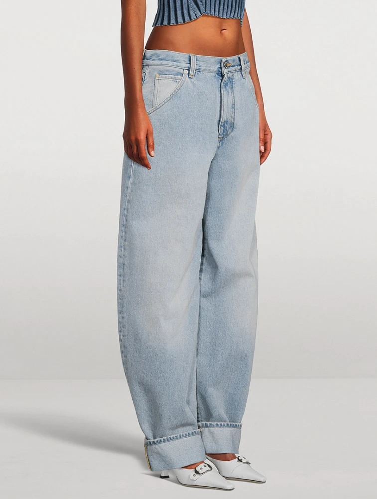 Khris Barrel-Leg Jeans