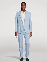 Chambray Suit Pants