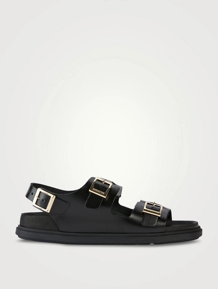 Cannes Exquisite Leather Slingback Sandals