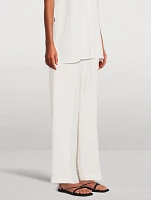 Fluid Drawstring Trousers