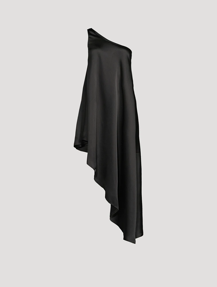 One-Shoulder Diagonal Tunic