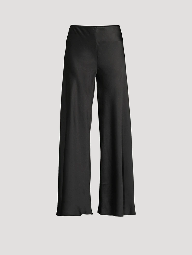 Bias Wide-Leg Trousers