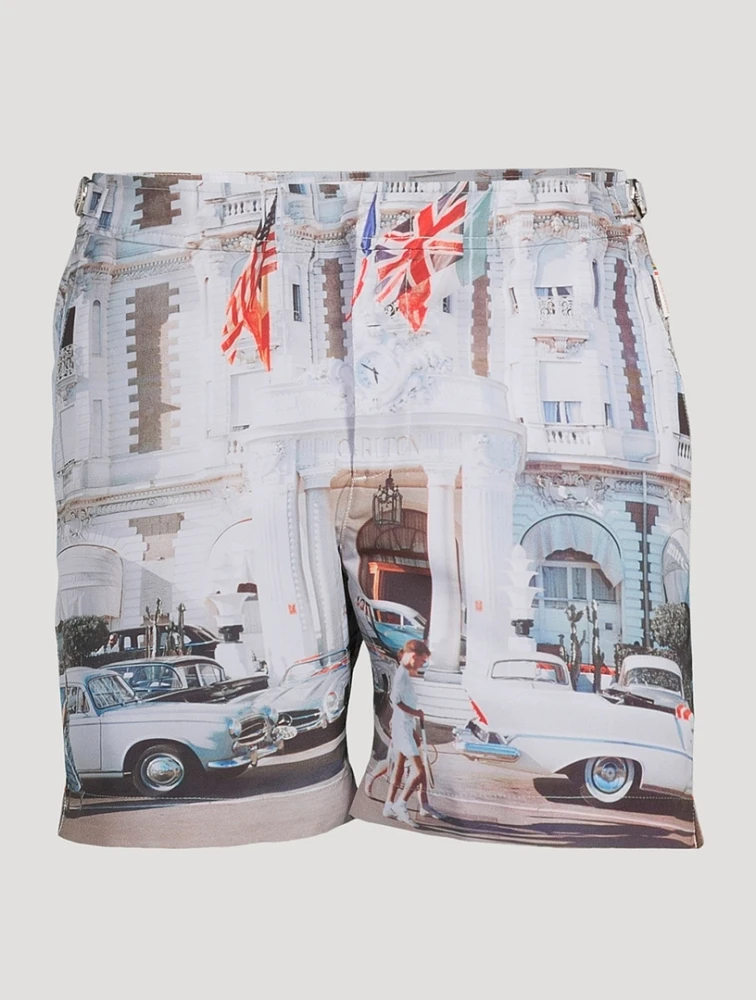 Swim Shorts Carlton Cannes Photographic Print