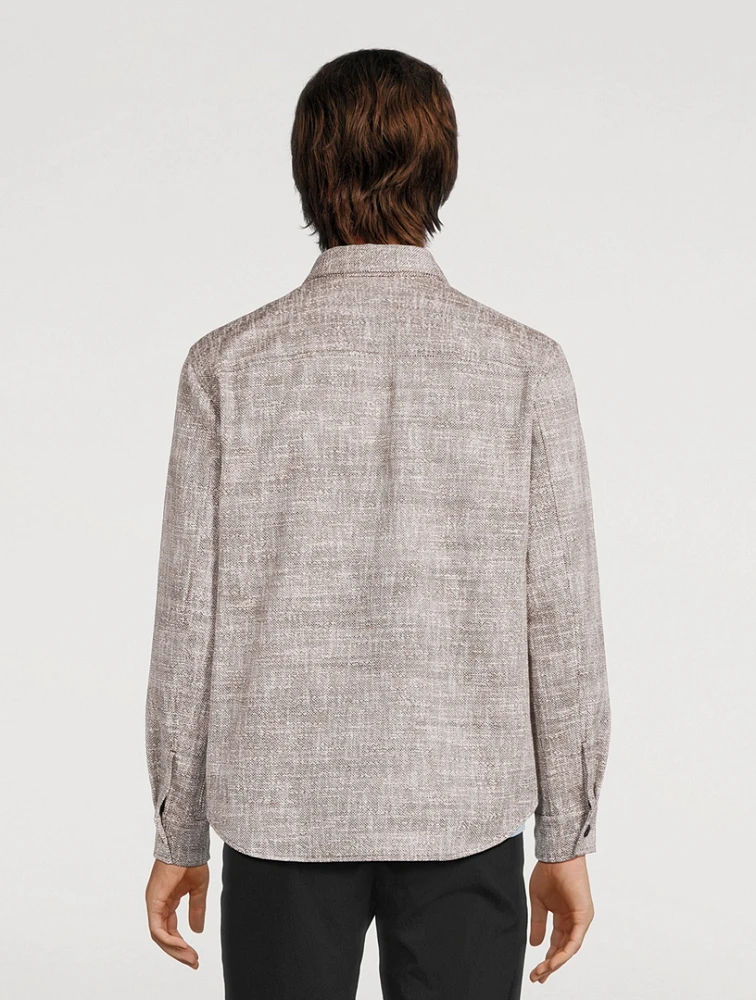 Garvin Tweed Shirt Jacket