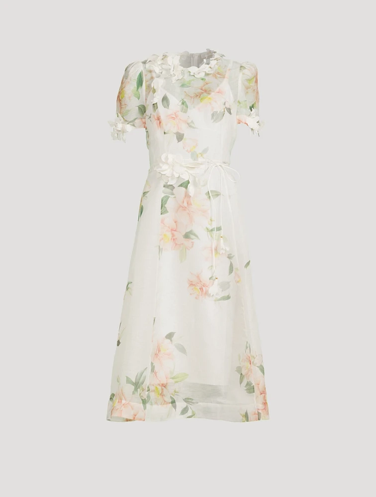Liftoff Midi Dress Floral Print