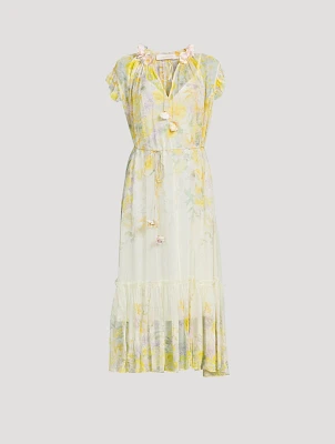 Harmony Flutter Midi Dress