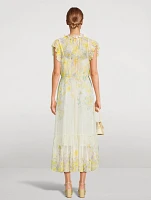 Harmony Flutter Midi Dress