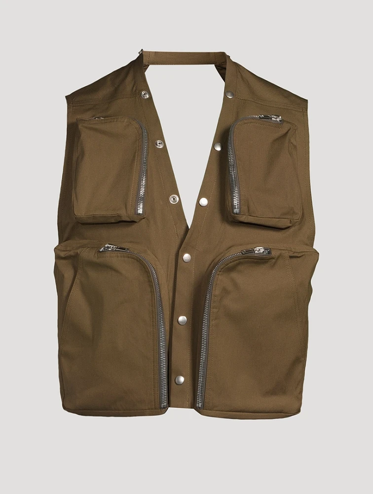 Porterville Cotton Poplin Cargo Vest