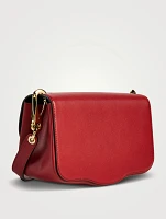 Small VLogo Leather Crossbody Bag