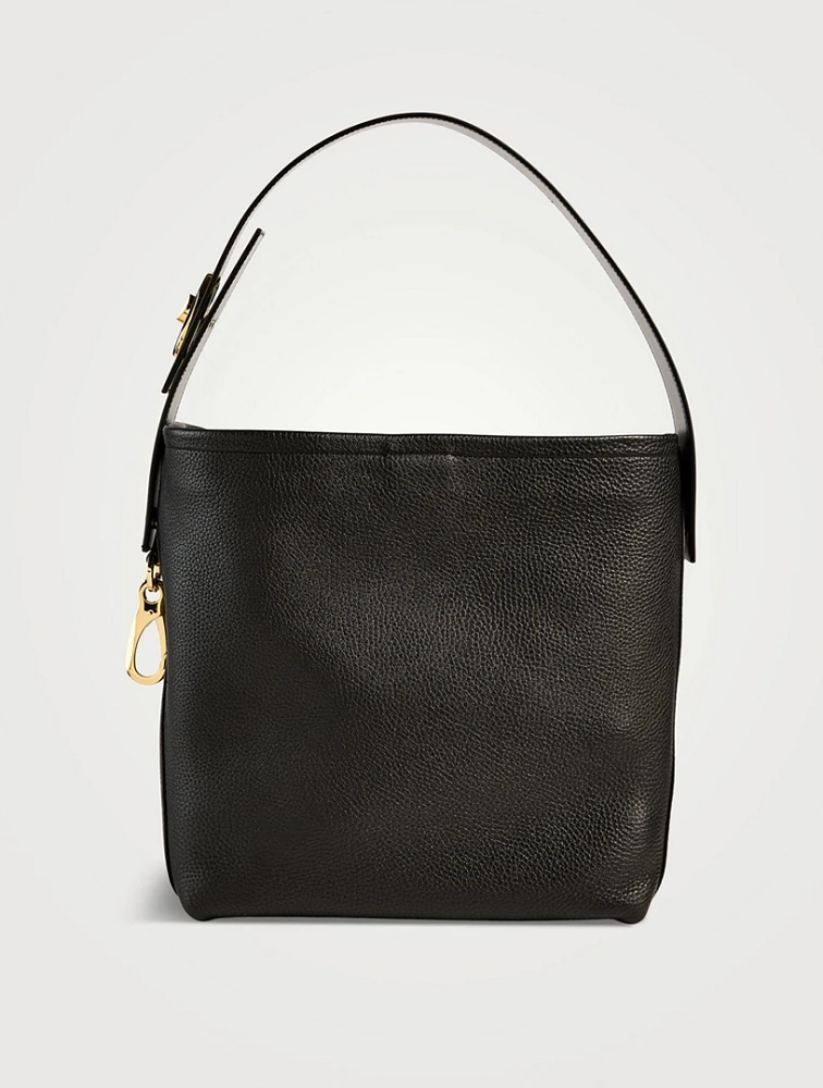VLogo Locker Leather Tote Bag