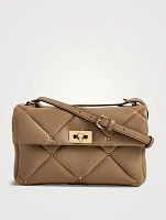 Rockstud Spike Leather Shoulder Bag