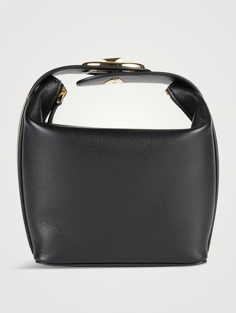 Mini VLOGO The Bold Leather Bag