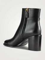 VLOGO Leather Ankle Boots