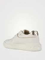 One Stud Leather Sneakers