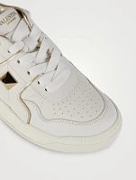 One Stud Leather Sneakers