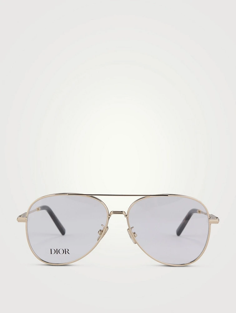 DiorBlackSuitO A2U Aviator Optical Glasses