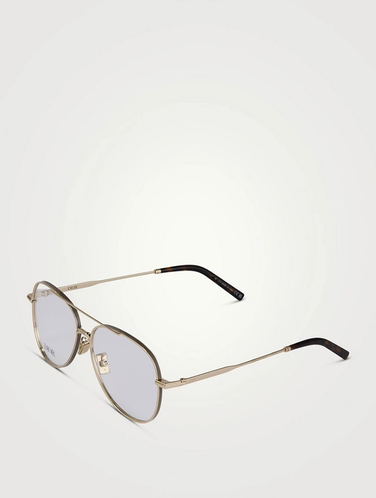 DiorBlackSuitO A2U Aviator Optical Glasses