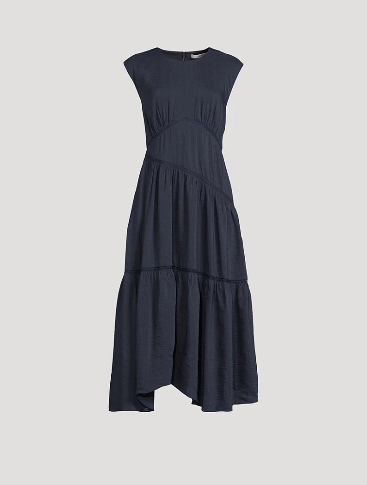 Asymmetric Midi Dress