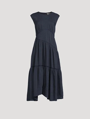 Asymmetric Midi Dress