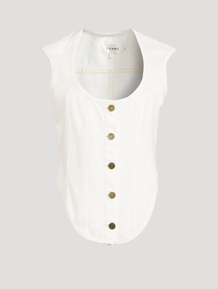 The Seamed Scoop Bustier