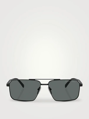 Square Aviator Sunglasses