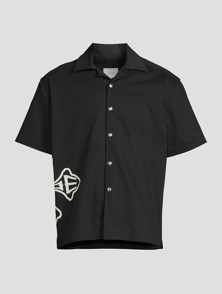 Cross Logo Short-Sleeve Shirt