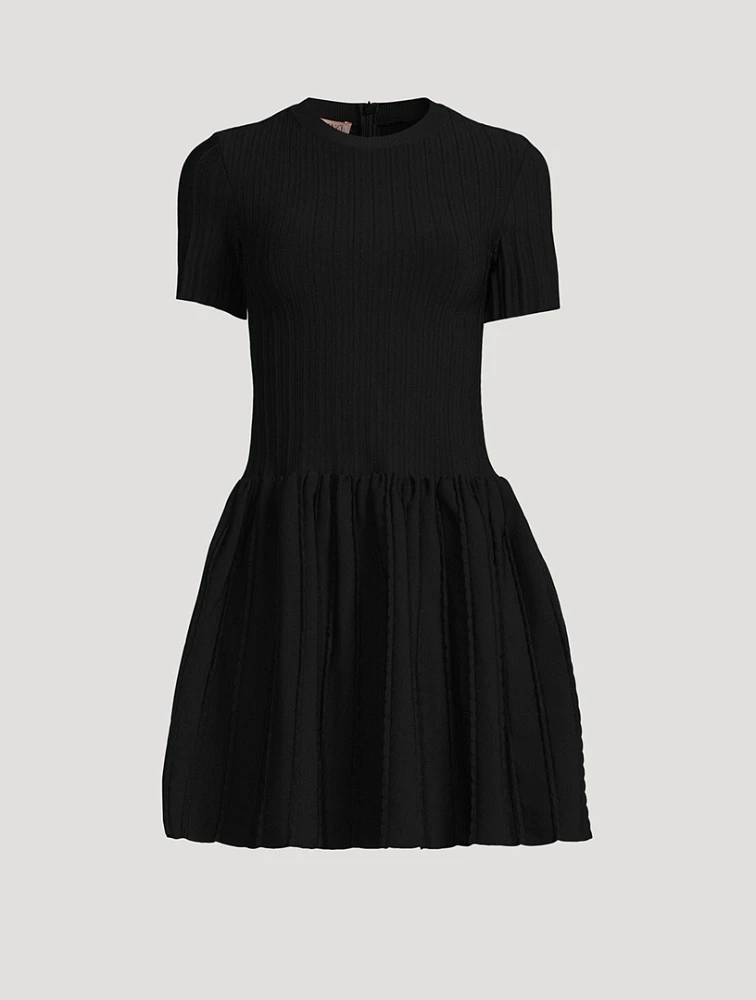 Short-Sleeve Mini Dress