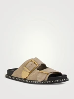 Rebecca Suede Slide Sandals