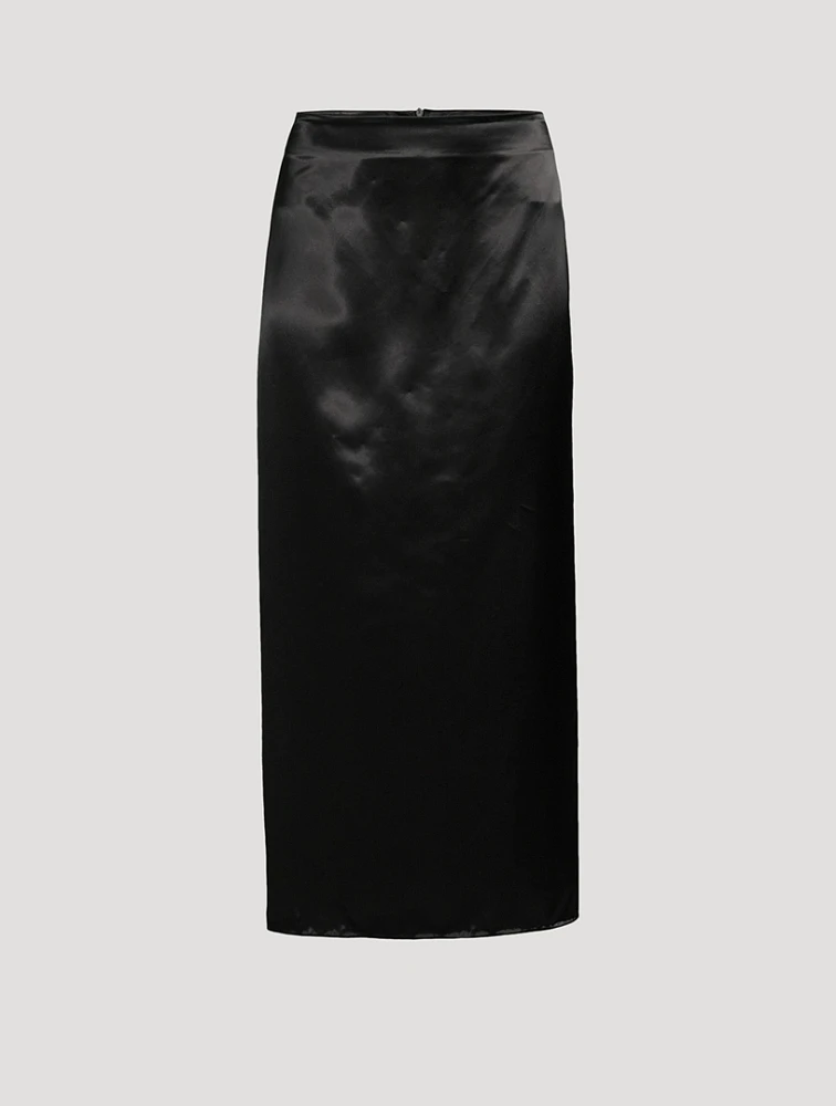 Bartelle Satin Maxi Skirt