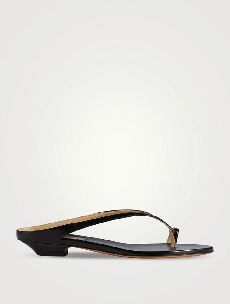 The Marion Leather Thong Sandals