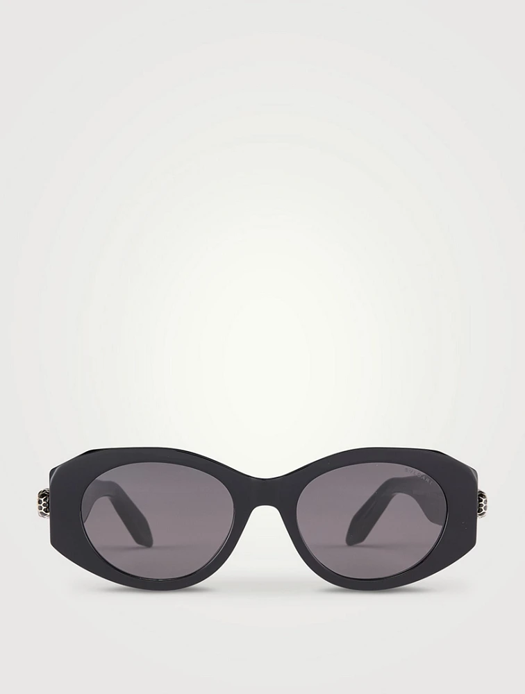 Serpenti Oval Sunglasses