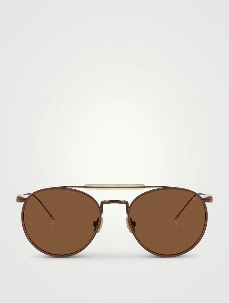 Sartorial Sunset Aviator Sunglasses