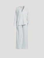 Nautico Long Pajama Set Stripe Print