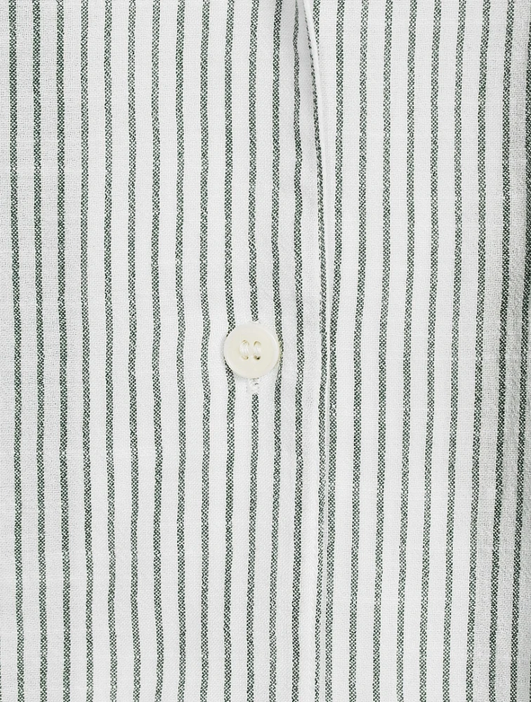 Nautico Long Pajama Set Stripe Print