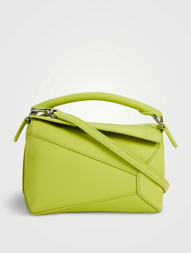 Mini Puzzle Edge Leather Bag