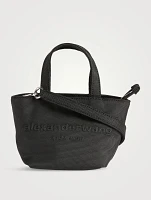 Mini Punch Nylon Crossbody Tote Bag