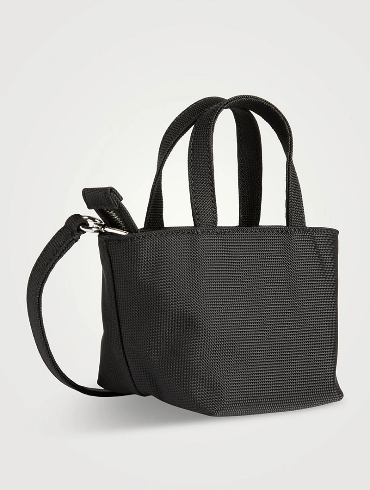Mini Punch Nylon Crossbody Tote Bag