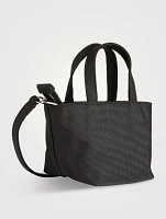 Mini Punch Nylon Crossbody Tote Bag