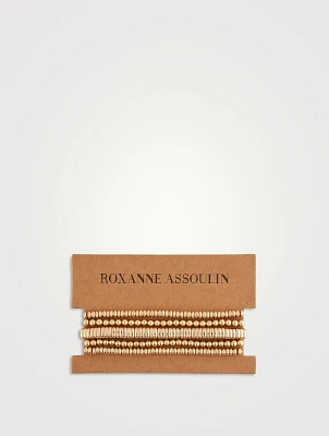 Set Of Five Luxe Bracelets