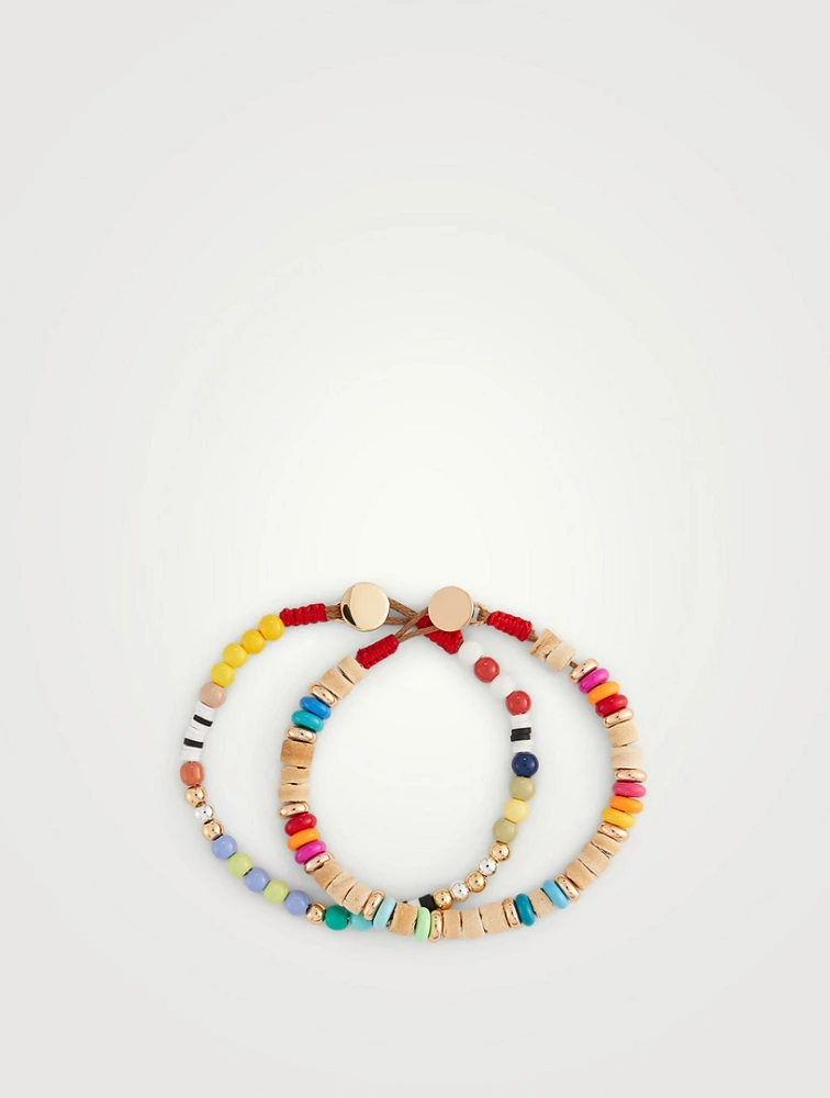 Set Of Two Island Time Bracelets