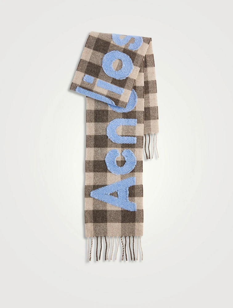 Check Logo Scarf