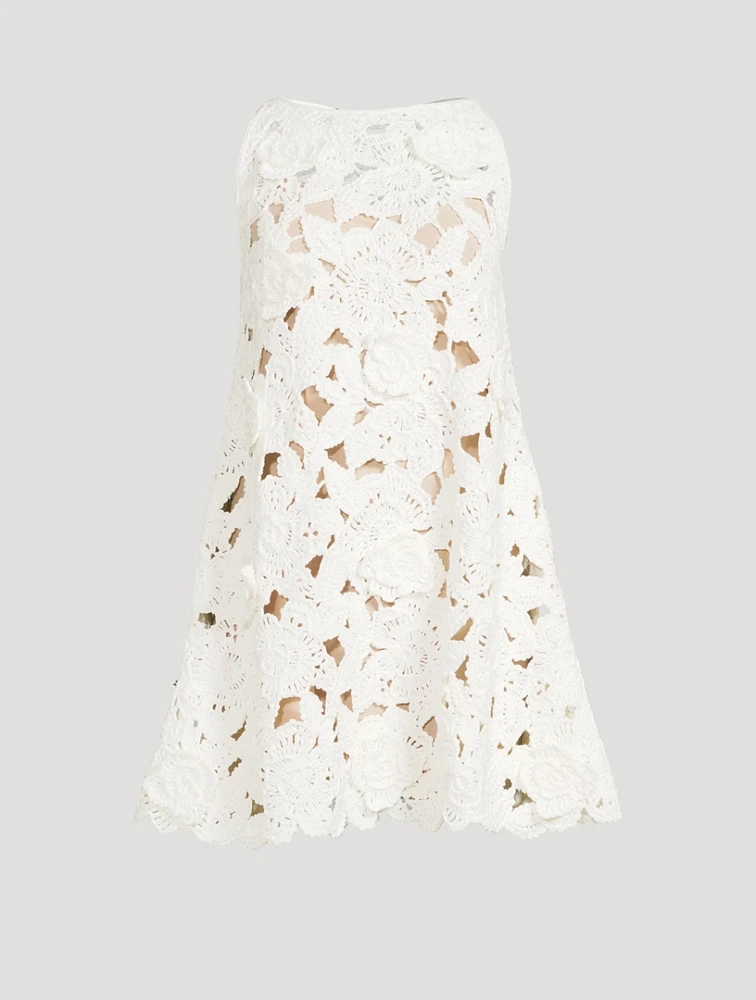 Gardenia Crochet Shift Dress