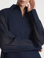 Organic Cotton Poplin Shirt