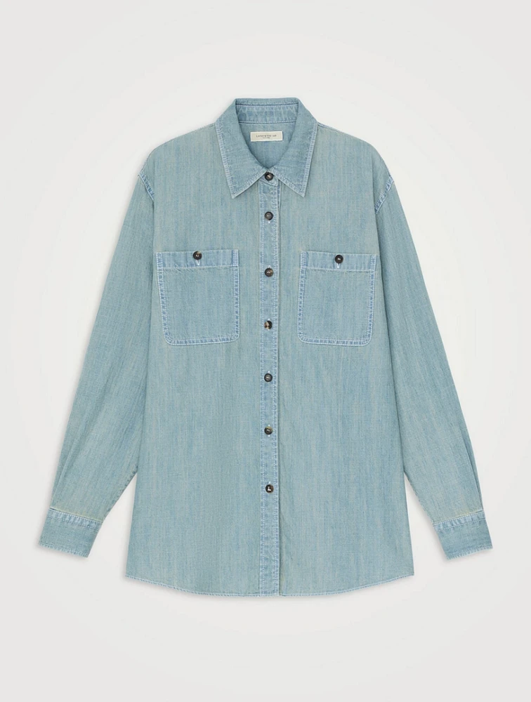Organic Cotton Chambray Shirt
