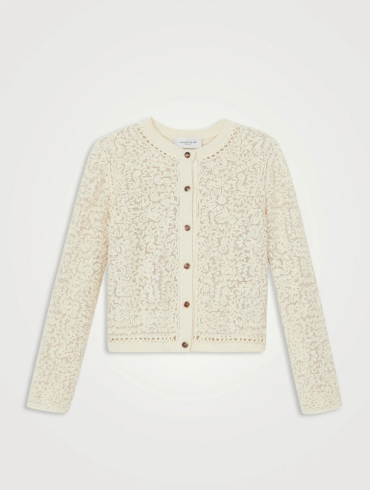 Soutache-Embroidered Cardigan