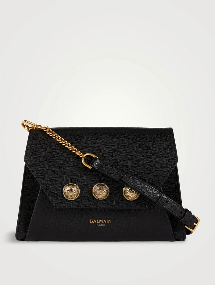 Emblème Leather Clutch
