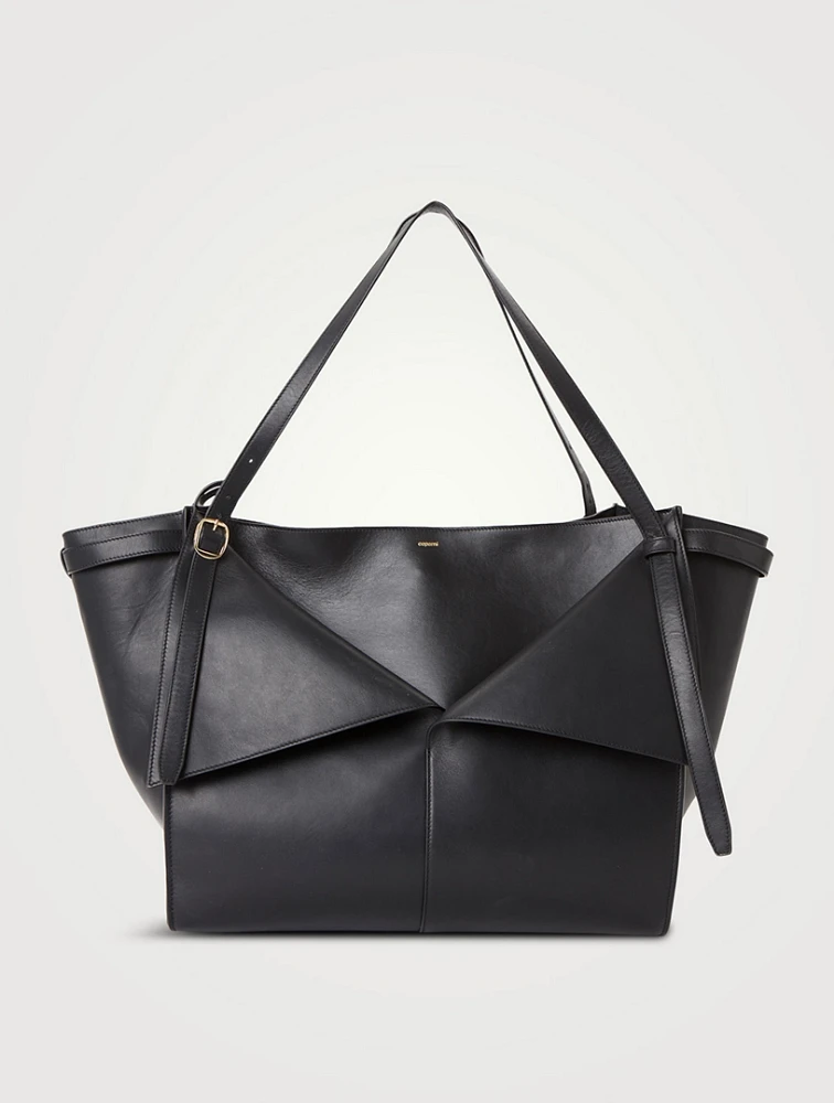 Belt Leather Tote Bag